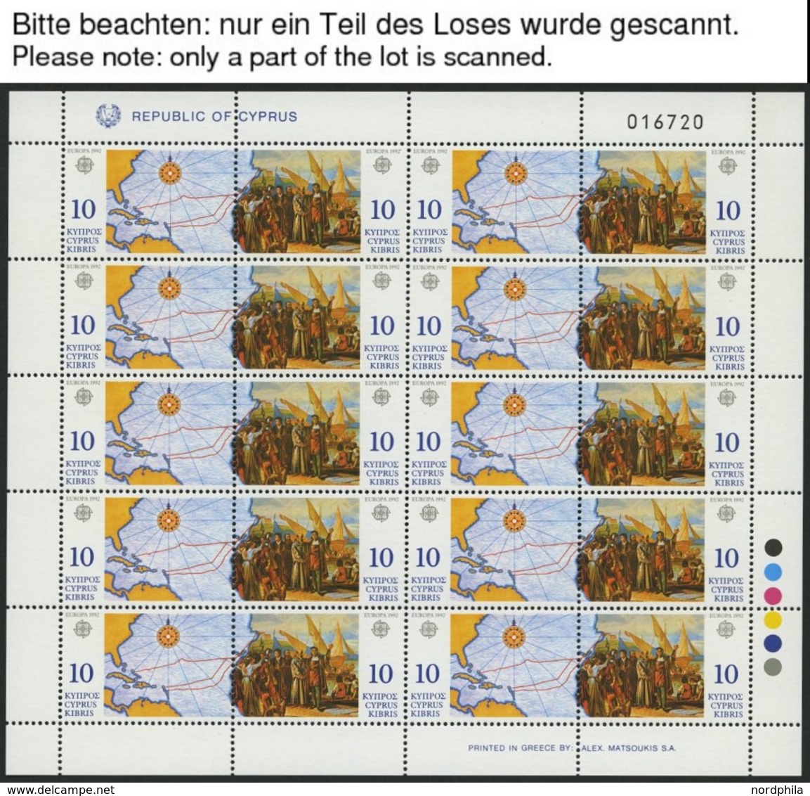 ZYPERN KB **, 1980-94, Europa, Alle 15 Kleinbogensätze Komplett, Pracht, Mi. 450.- - Andere & Zonder Classificatie