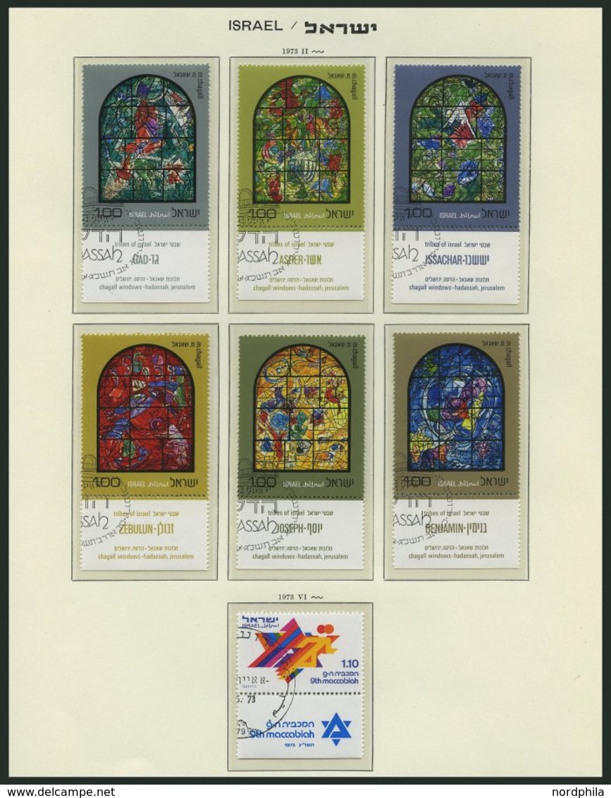 ISRAEL - SAMMLUNGEN, LOTS O, 1970-79, Komplette Teilsammlung Auf Falzlosseiten, Pracht, Mi. 226.- - Colecciones & Series