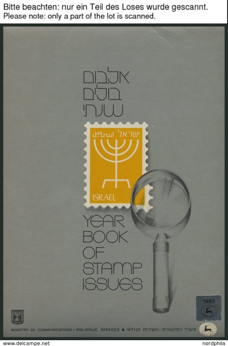 ISRAEL - SAMMLUNGEN, LOTS **, 1983/4, 2 Jahrgangshefte, Pracht, Markenwert: Mi. 100.- - Verzamelingen & Reeksen