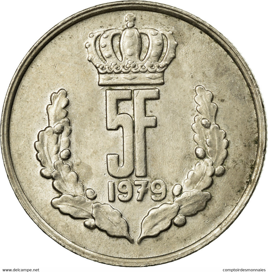 Monnaie, Luxembourg, Jean, 5 Francs, 1979, TTB, Copper-nickel, KM:56 - Luxembourg
