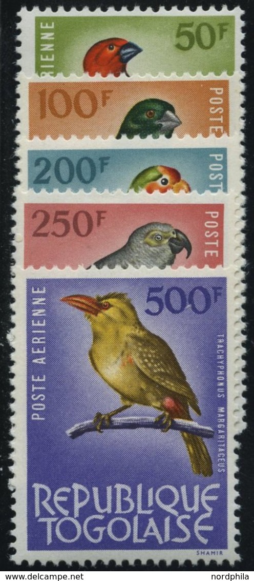 TOGO 402-06 **, 1964, 50 - 500 Fr. Flugpost, Prachtsatz, Mi. 120.- - Togo (1960-...)