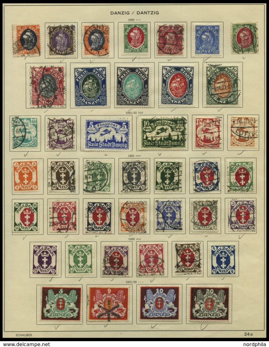 SLG., LOTS DEUTSCHLAND o,*,(*) , alte Sammlung Deutschland bis ca. 1939, mit Altdeutschland, Dt. Reich, Danzig, Memel, S