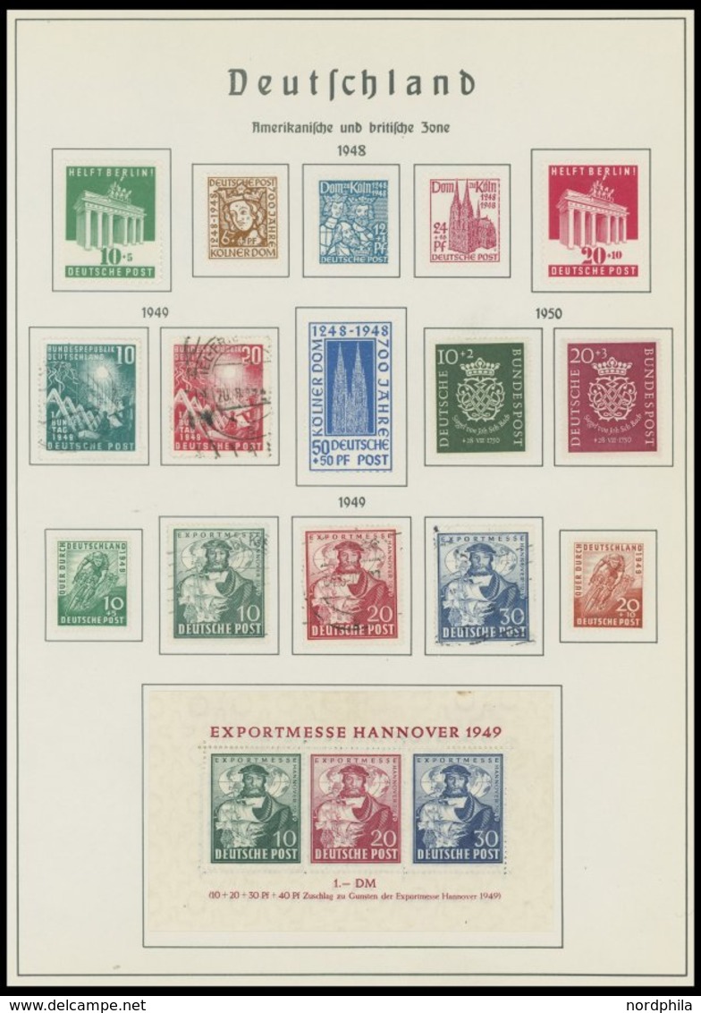 SLG., LOTS DEUTSCHLAND o,* , Sammlung Dt. Reich 1923-45, Dt. Post und Bundesrepublik bis 1979 im Leuchtturmalbum, mit no