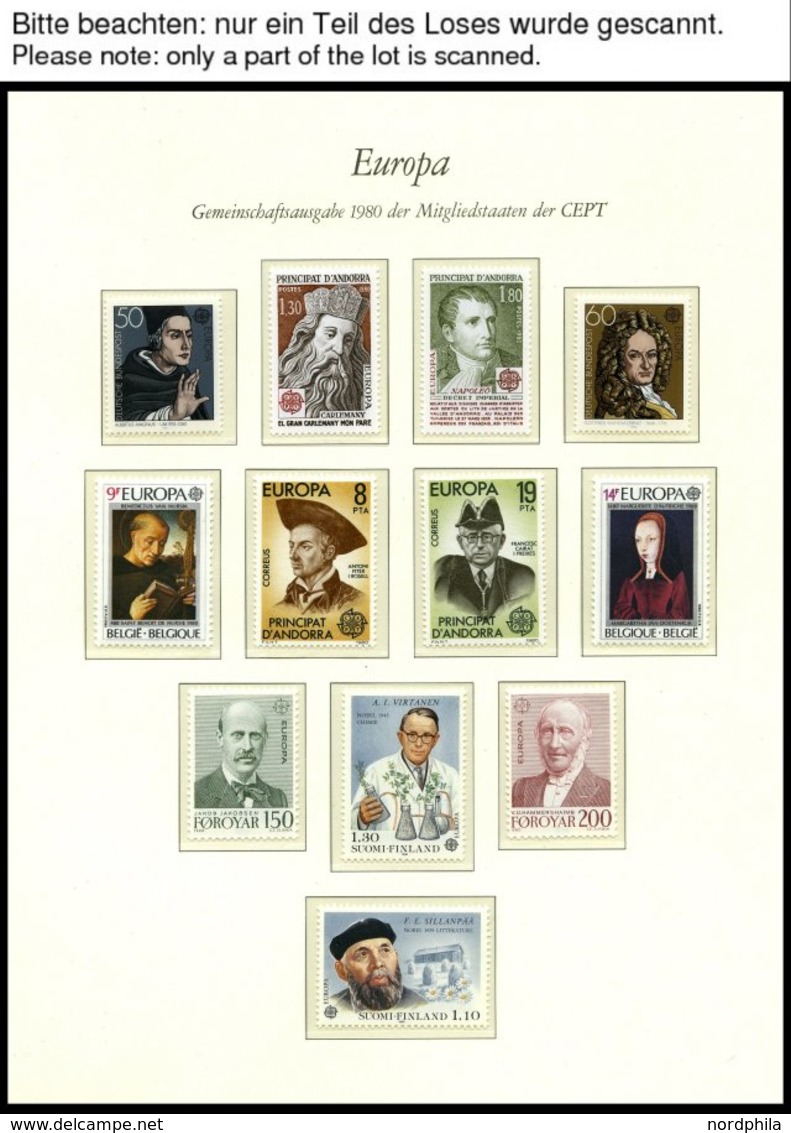 EUROPA UNION **, 1980/1, Persönlichkeiten Und Folklore, 2 Komplette Jahrgänge, Pracht, Mi. 187.10 - Colecciones