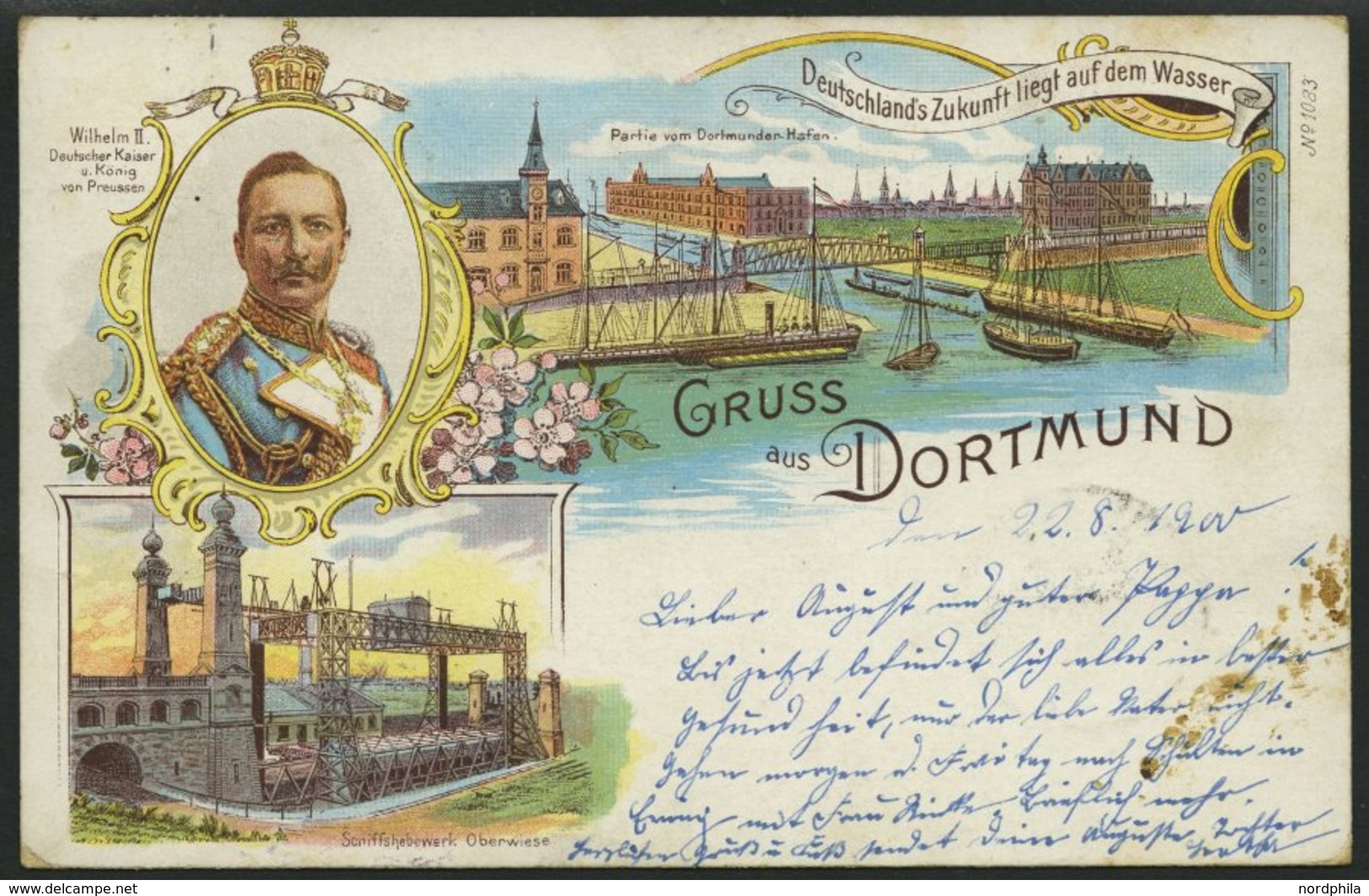 DEUTSCHLAND ETC. DORTMUND, Eine Gruss Aus.. Karte Von 1900 - Andere & Zonder Classificatie