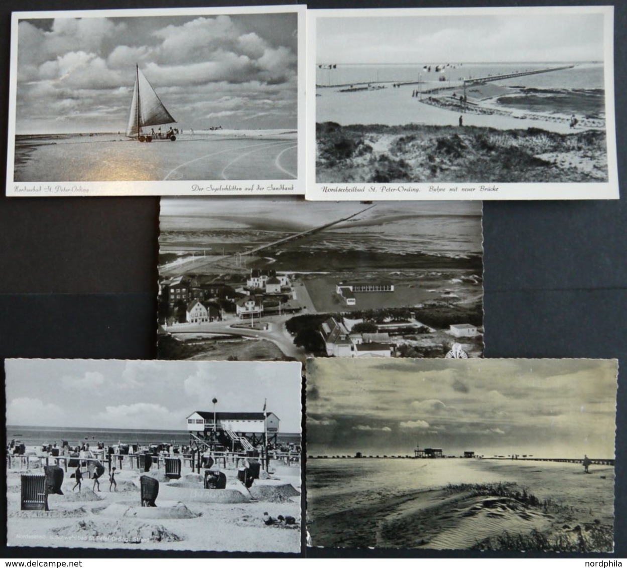 DEUTSCHLAND ETC. ST. PETER-ORDING, 65 Fast Nur Verschiedene Ansichtskarten Aus Den Jahren 1950-60 - Sonstige & Ohne Zuordnung