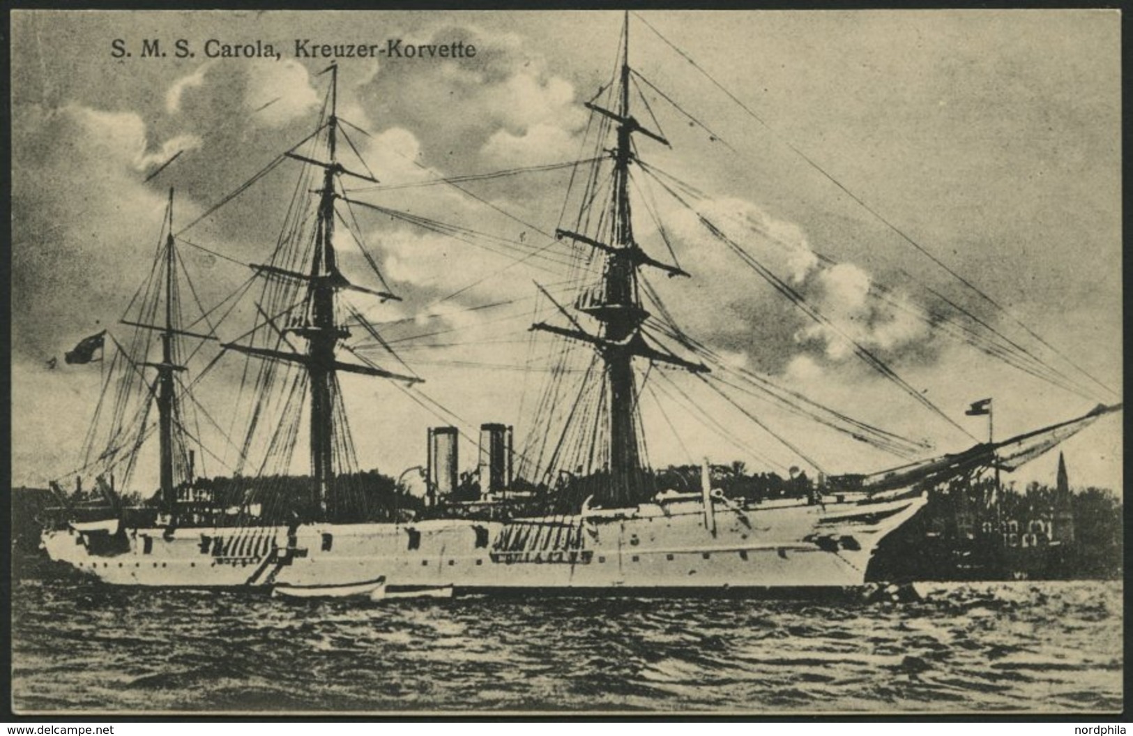 ALTE POSTKARTEN - SCHIFFE KAISERL. MARINE BIS 1918 S.M.S. Carola, Eine Ungebrauchte Karte - Oorlog