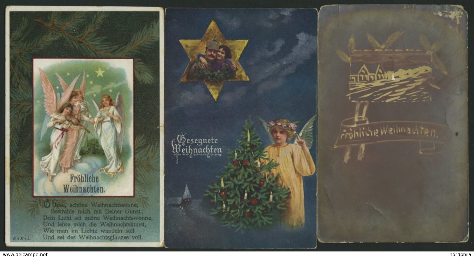 ALTE POSTKARTEN - VARIA Weihnachten, 7 Verschiedene Ansichtskarten, Alles Feldpostkarten Von 1915/6 - Otros & Sin Clasificación