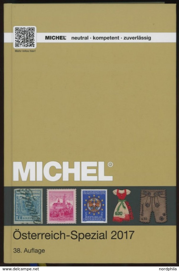 PHIL. KATALOGE Michel: Österreich-Spezial Katalog 2017, Alter Verkaufspreis: EUR 66.- - Filatelia E Storia Postale