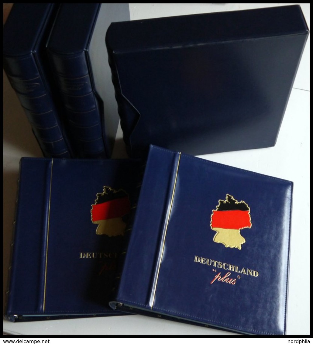 ALBEN 2 Ringbinder Deutschland Plus Und 3 Ringbinder Mit Schuber Deutschland Exklusiv Der Deutschen Post - Reliures Et Feuilles