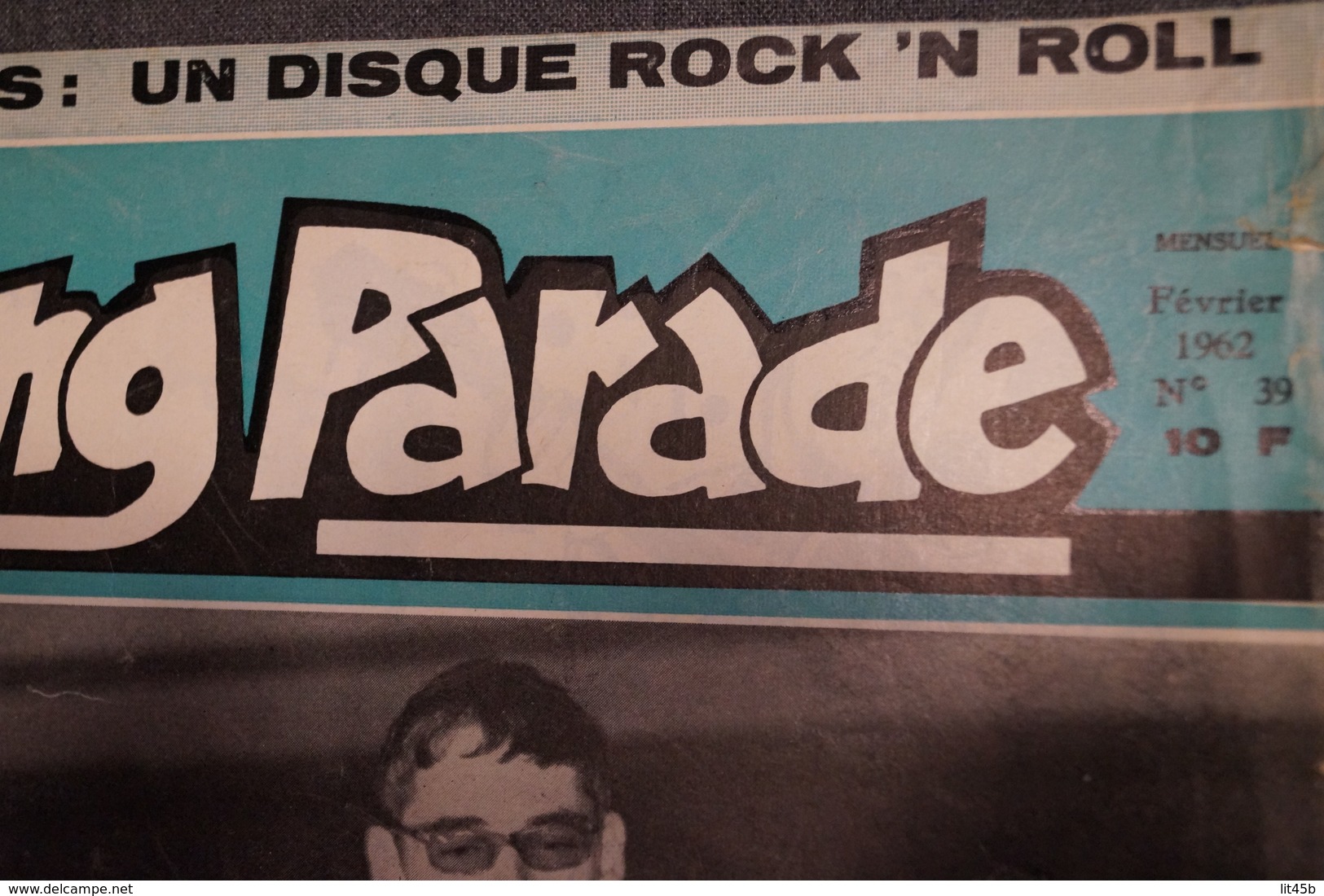 Johnny Halliday,Song Parade Roc N Roll,N° 38 De 1962,complet,nombreuses Photos Dépoque - Objets Dérivés