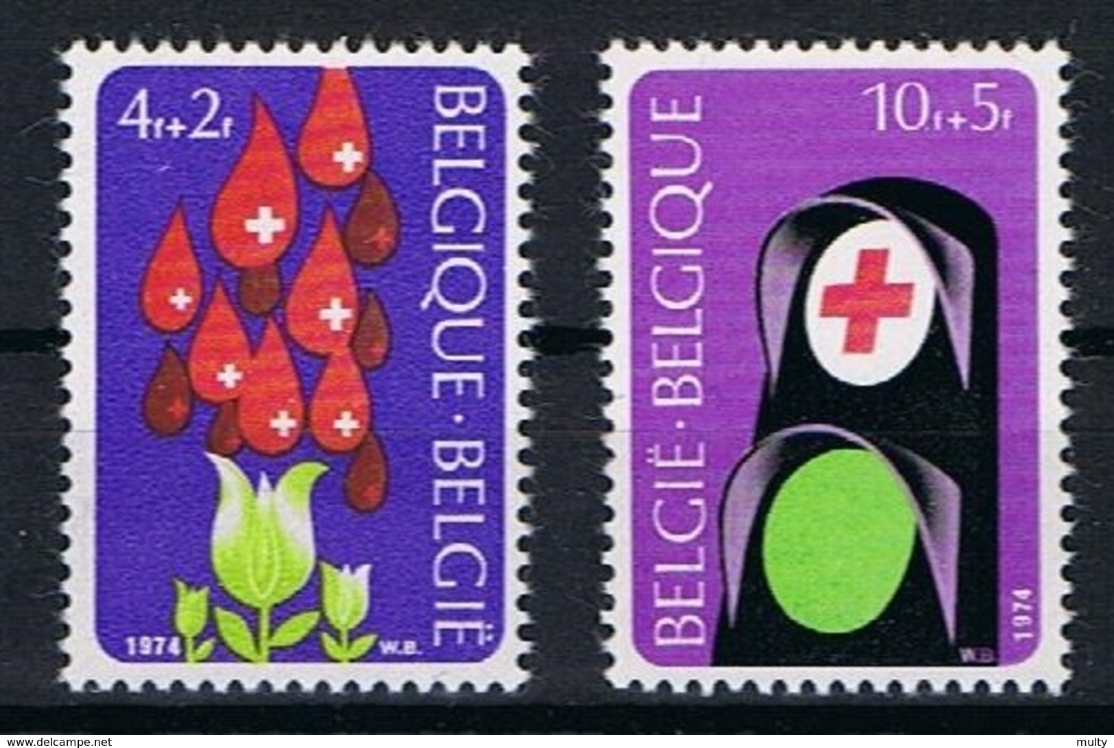 Belgie OCB 1705 / 1706 (**) - Unused Stamps