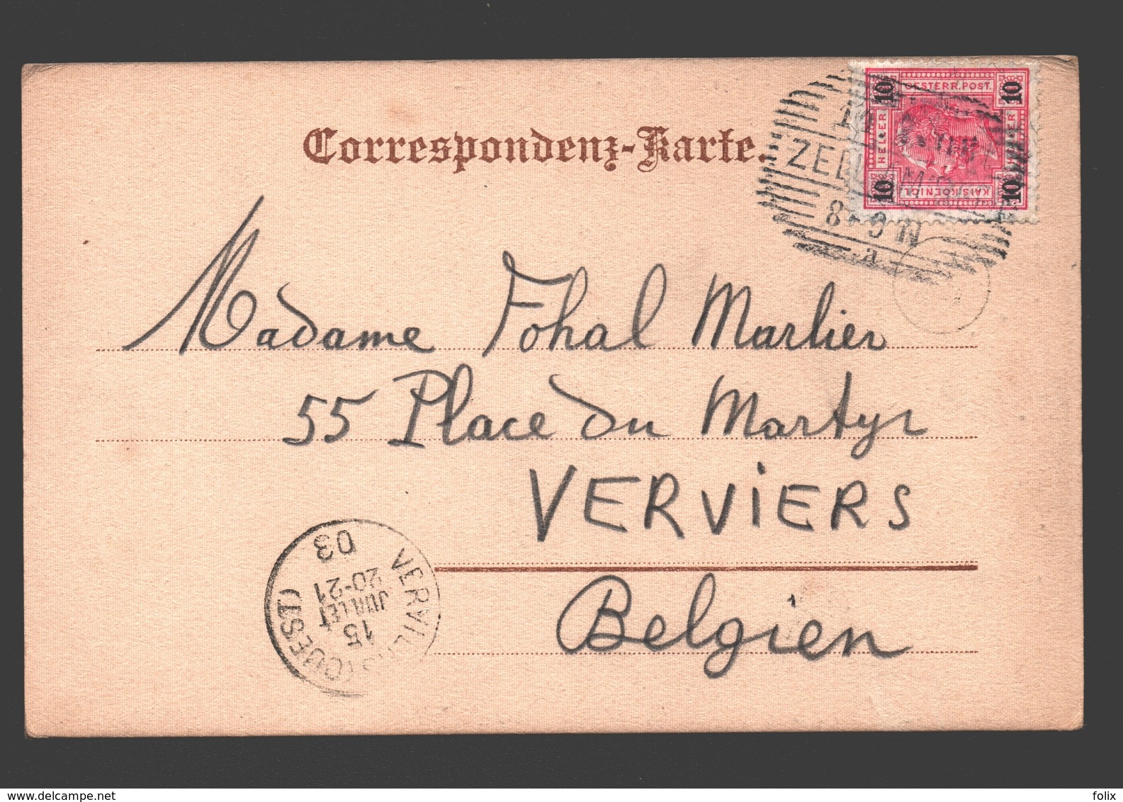 Salzach-Öfen Bei Golling - Single Back - 1903 - Golling