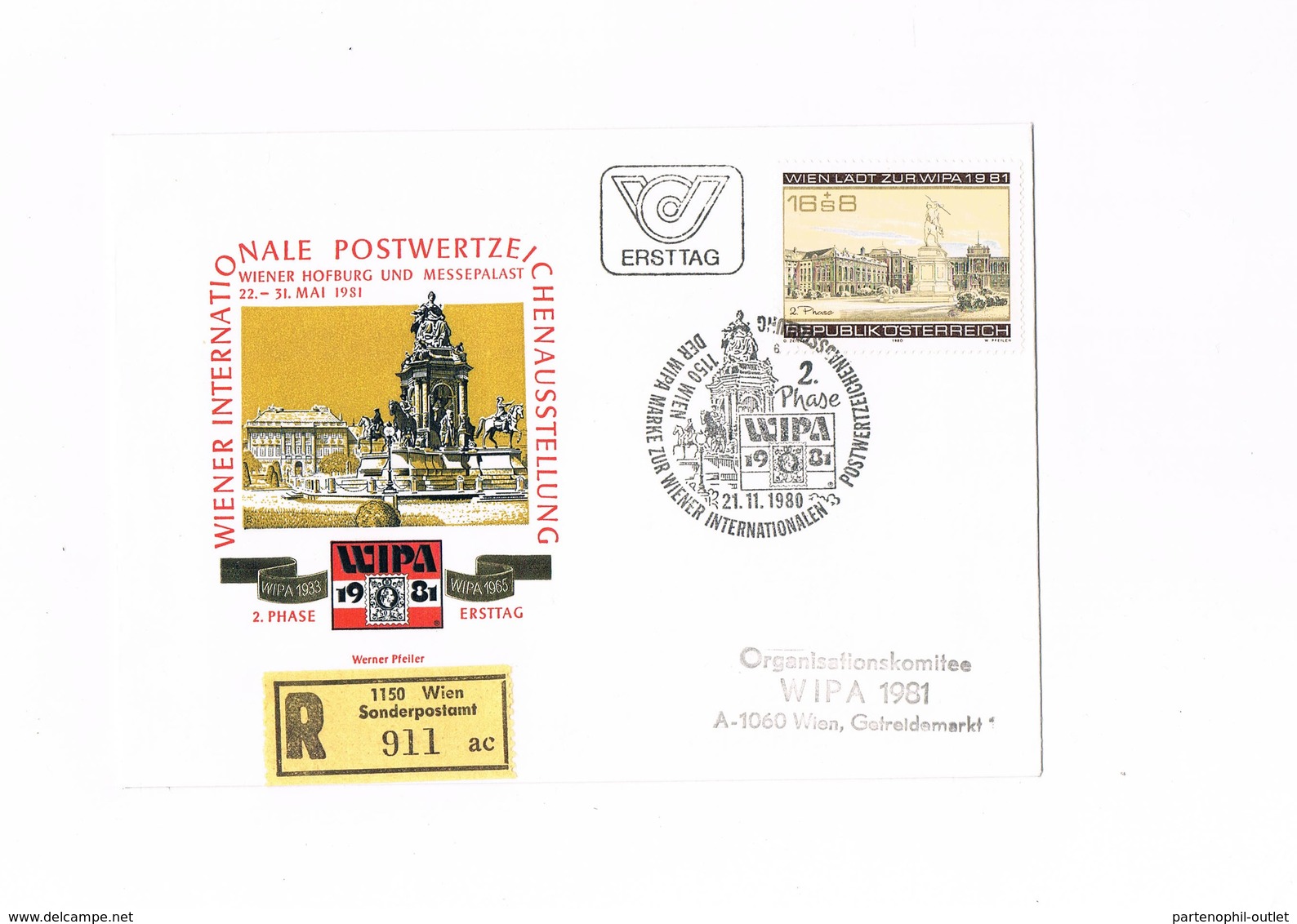 Austria - FDC - WIPA 1981 - FDC