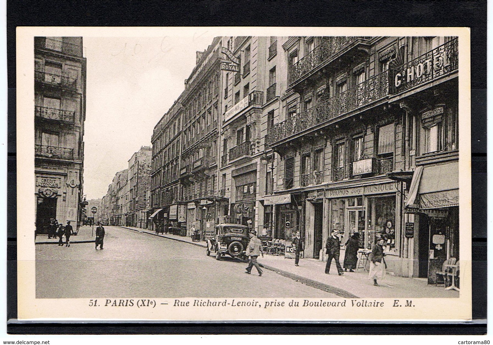 Paris XI / Rue Richard-Lenoir , Prise Du Boulevard Voltaire / Ed. Malcuit - District 11