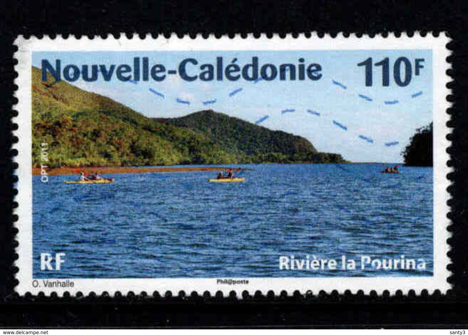 Nieuw-Caledonie, Yv 1125 Jaar 2011, Gestempeld, Zie Scan - Oblitérés