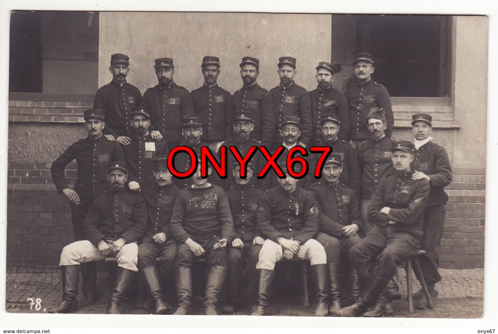 Carte Postale Photo Militaire Français 2 éme Régiment De ?? Numéros Sur Veste 43 B-ou 43 A 4215 VT ?? - Regimenten