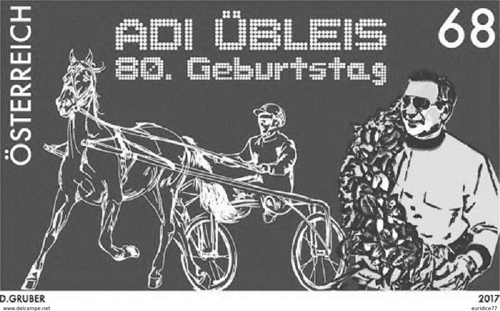 Austria 2017 - Geb. Adi Übleis  Black Proof Mnh - Nuevos