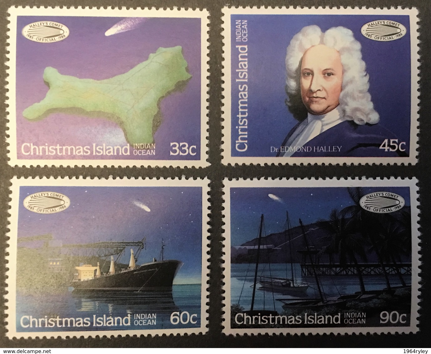 Christmas Island -  MNH** - 1986 - #179/182 - Christmas Island