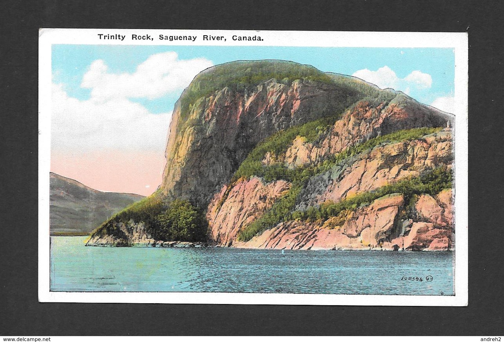 SAGUENAY - QUÉBEC - TRINITY ROCK SAGUENAY RIVER - BY VALENTINE BLACK - Saguenay