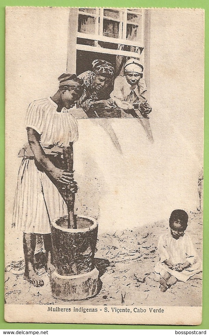 S. Vicente - Mulheres Indígenas - Ethnique - Ethnic - Cabo Verde - Cap Vert