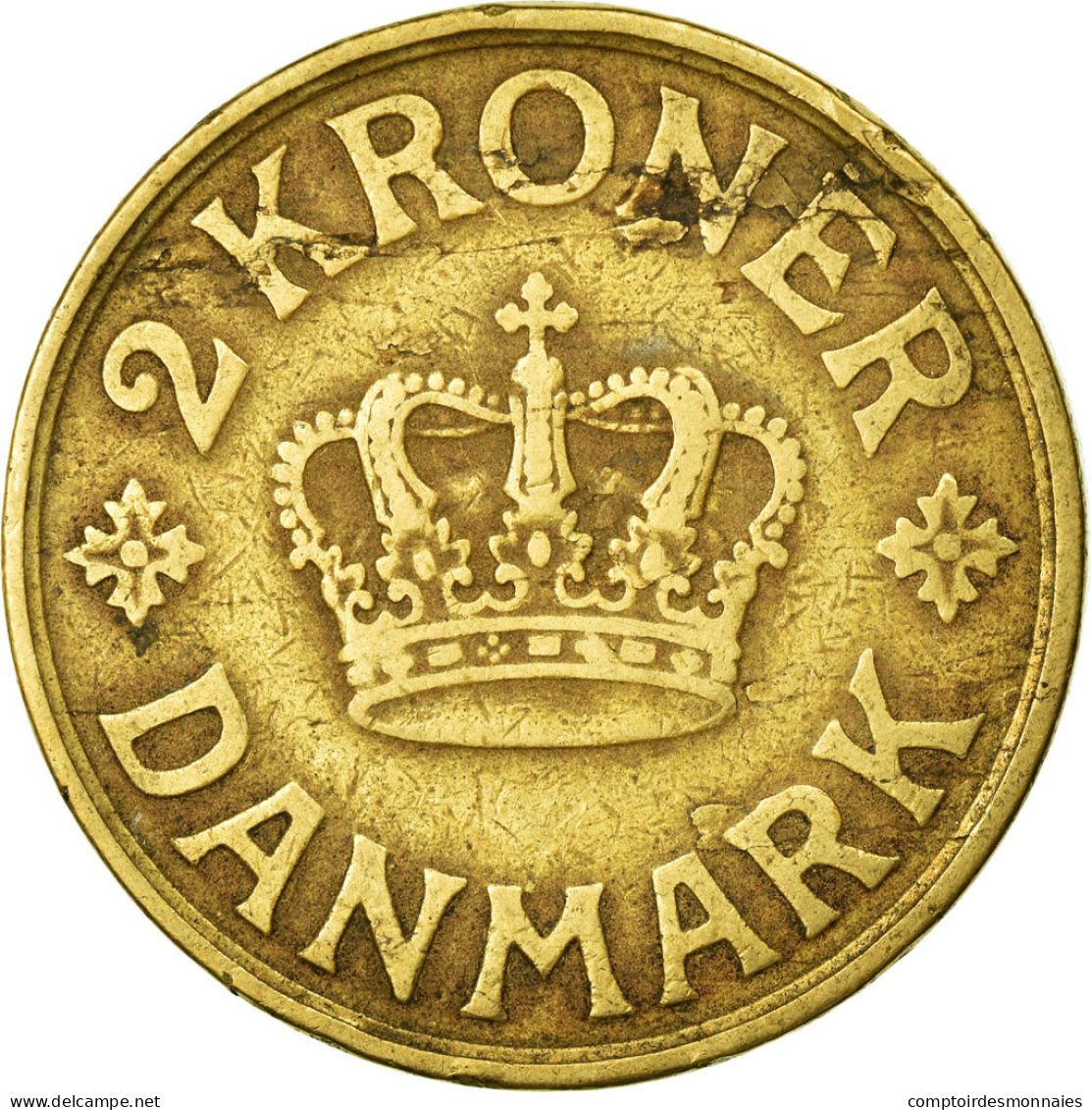 Monnaie, Danemark, Christian X, 2 Kroner, 1926, Copenhagen, TB+ - Danemark