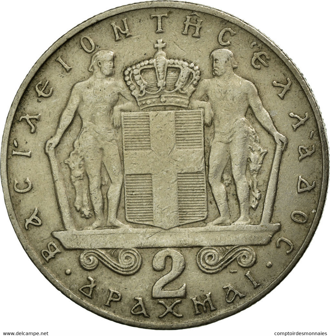 Monnaie, Grèce, Constantine II, 2 Drachmai, 1970, TTB, Copper-nickel, KM:90 - Grèce