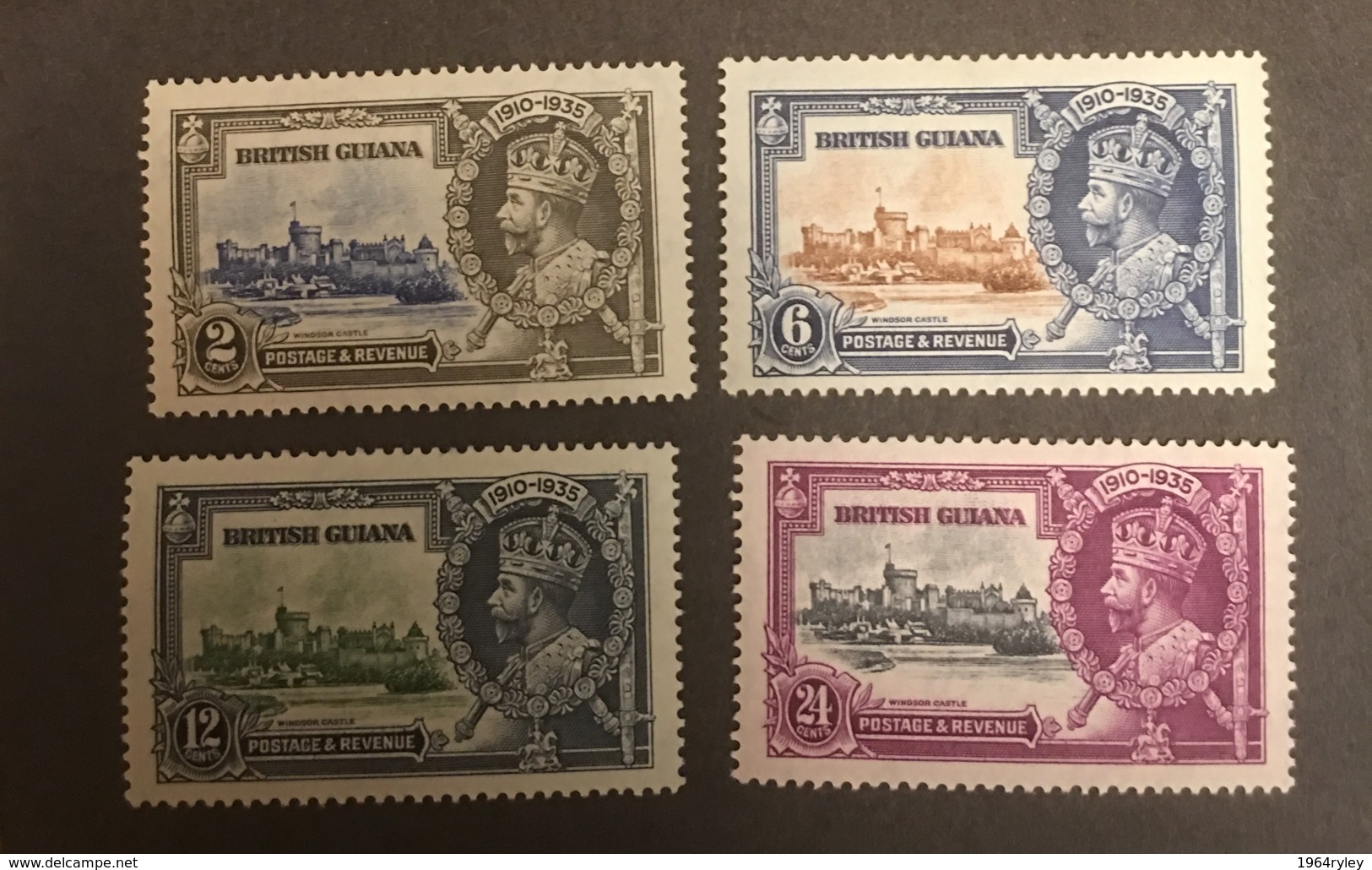 British Guiana - MH* - 1935 - # 223/226 - British Guiana (...-1966)