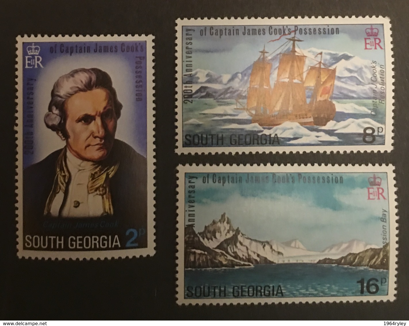 South Georgia  - MNH** - 1975 - # 41/43 - Géorgie Du Sud