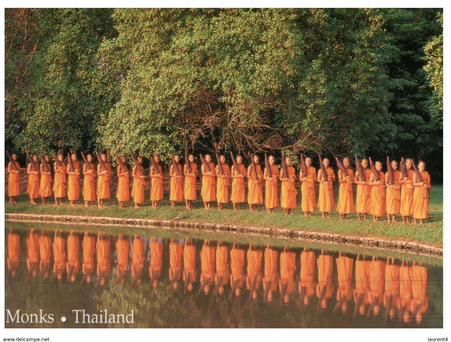 (999) Thailand - Monks - Bouddhisme