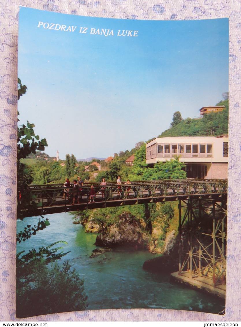 Bosnia Hercegovina - Rep. Srpska - Unused Postcard - Banja Luka - River Bridge - Bosnie-Herzegovine