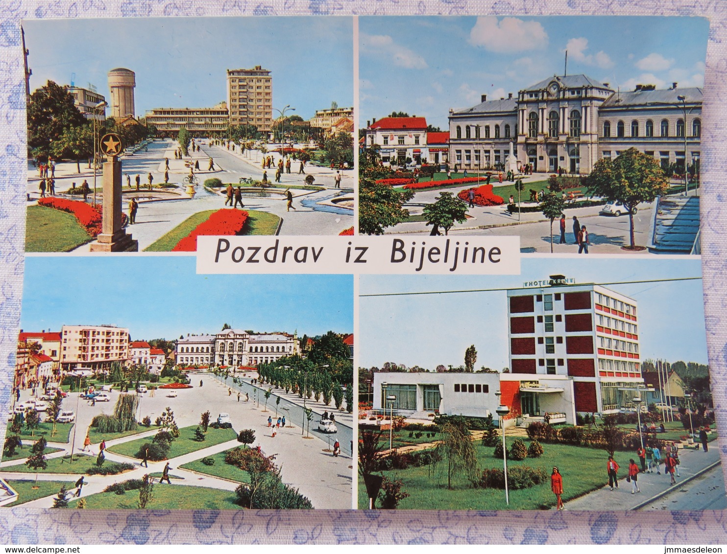 Bosnia Hercegovina - Rep. Srpska - Unused Postcard - Bijeljina - Multiview - Buildings - Palace - Bosnie-Herzegovine