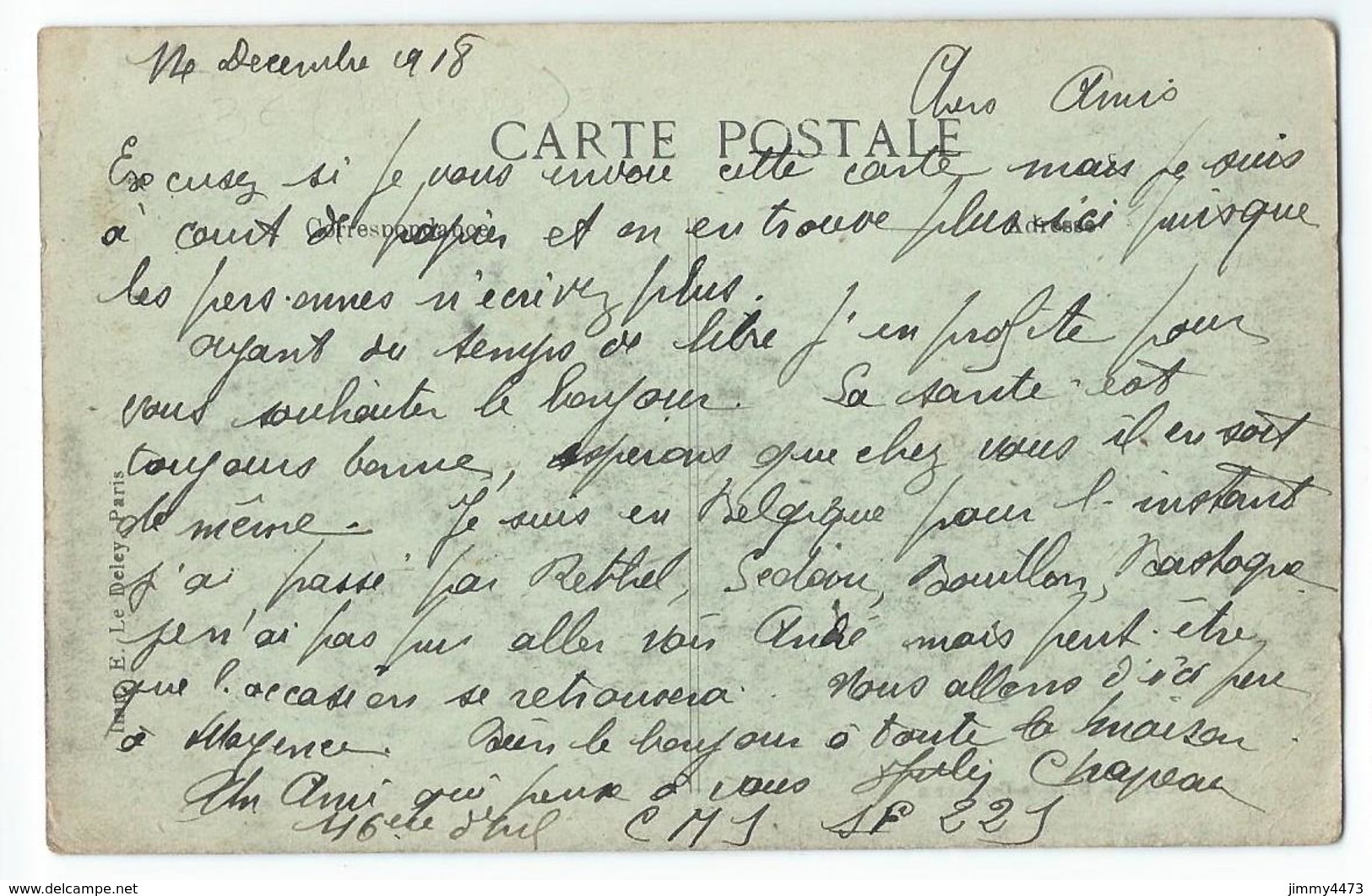 CPA- Bouiller En 1918 - TORCE EN CHARNIE ( Canton De Meslay Du Maine ) 53 Mayenne - N° 763 - Imp. E. Le Deley Paris - Meslay Du Maine