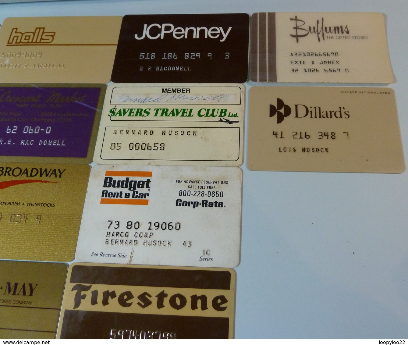 USA - Group Of 14 Mixed Merchant Credit Cards - Used - Cartes De Crédit (expiration Min. 10 Ans)