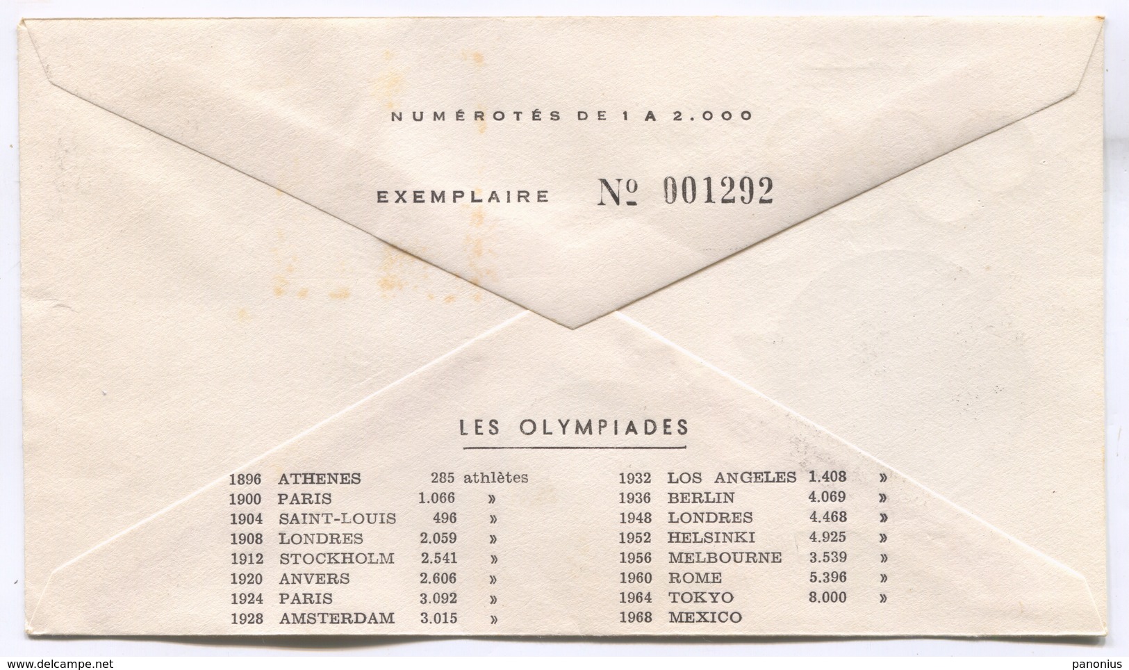 OLYMPIC OLYMPIADE COMMITTEE - MEXICO 1968. FDC MAROC CASABLANCA, BOXING CYCLING - Summer 1968: Mexico City