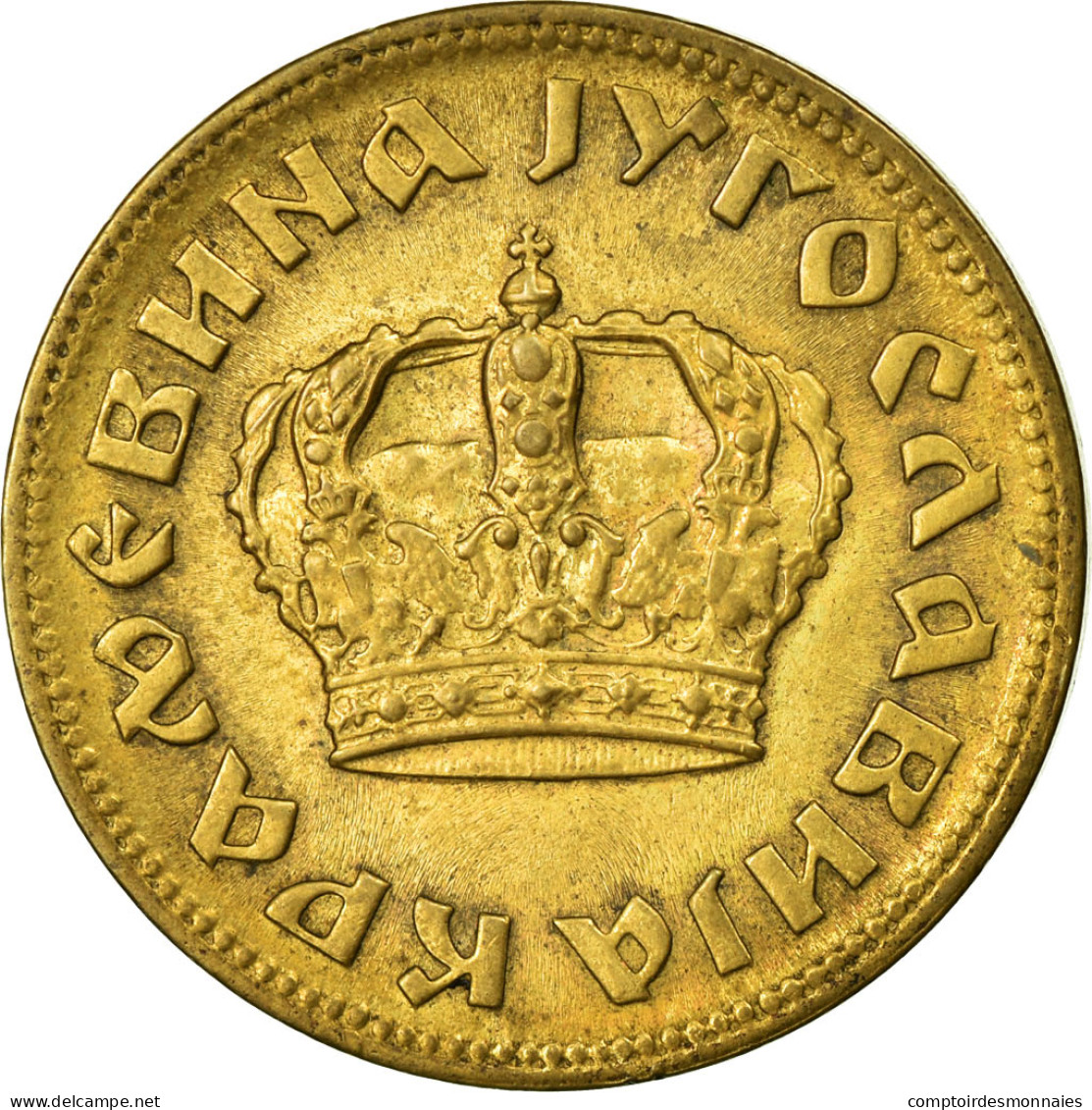 Monnaie, Yougoslavie, Petar II, 2 Dinara, 1938, TB+, Aluminum-Bronze, KM:21 - Yougoslavie