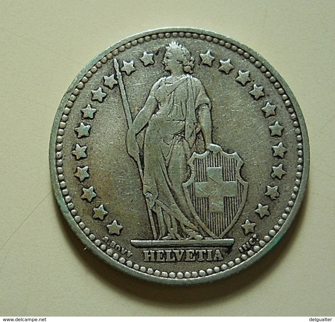 Switzerland 1 Franc 1936 Silver - Autres & Non Classés