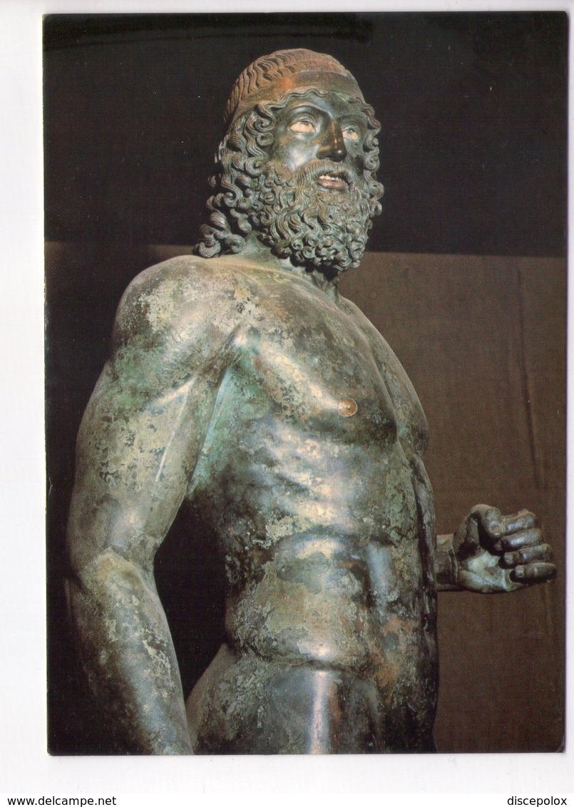 U4355 Cartolina 1997 MUSEO NAZIONALE DI REGGIO CALABRIA, I GUERRIERI ELLENICI DI BRONZO - DAL VOLUME SUD ITALIA EUROPA - Musei