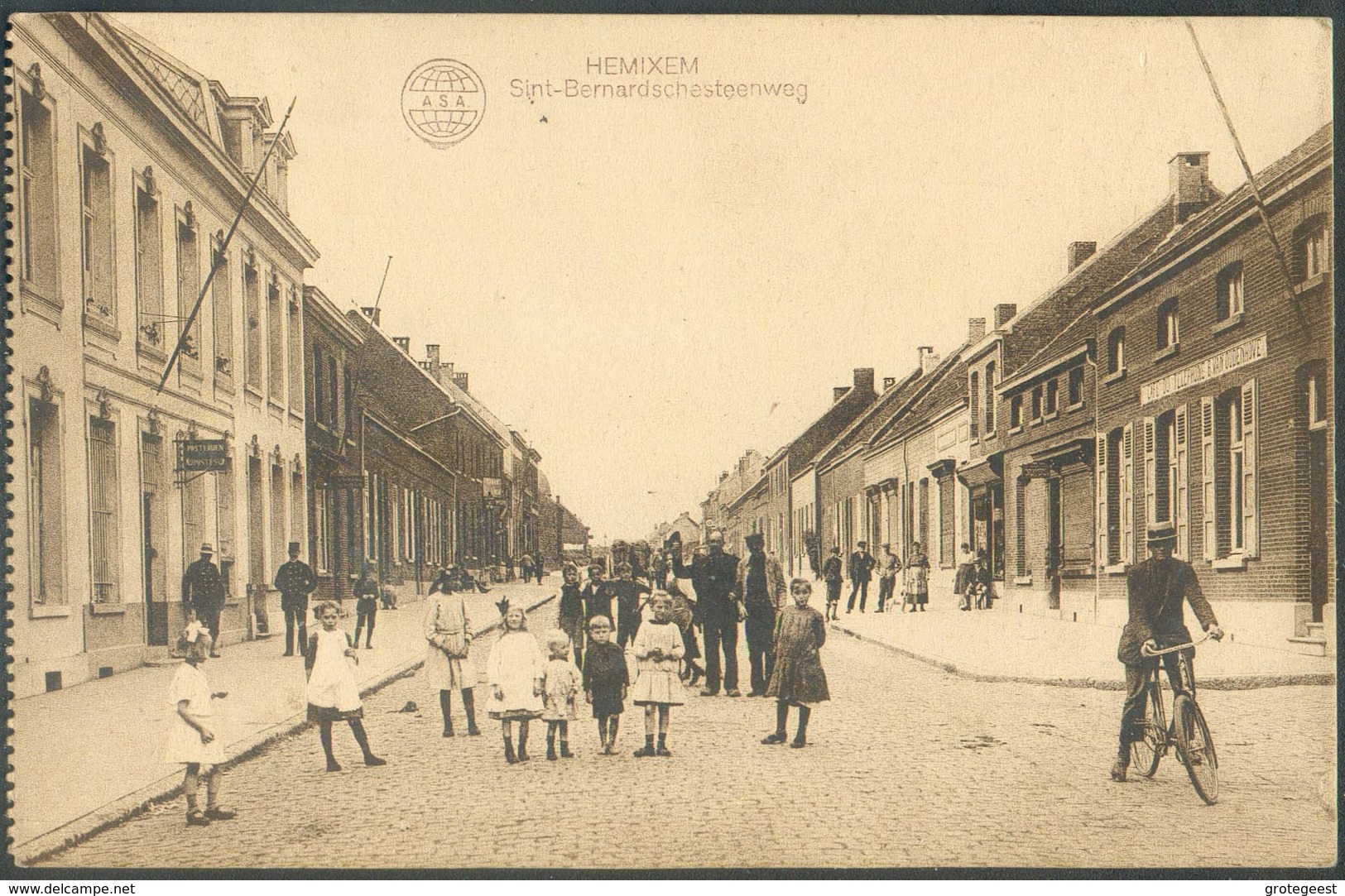 C.V. De HEMIXEM Sint-Bernardischesteenweg + Animatie Fiets 13556 - Hemiksem