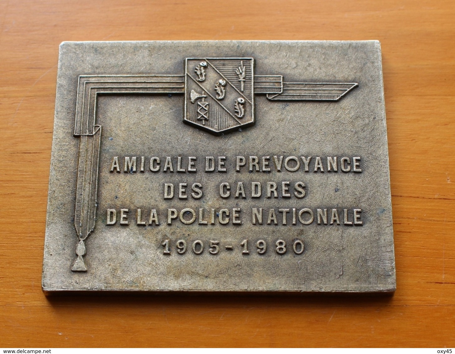 Médaille Amicale De Prévoyance Des Cadres De La Police Nationale 1905-1980 - Police & Gendarmerie