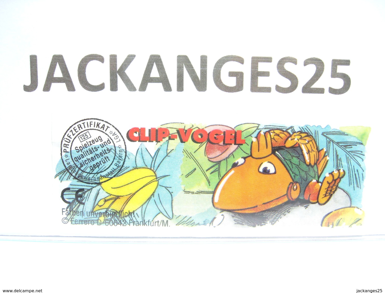 KINDER  ALLEMAND POISSON  611123 2000/2002  D  + BPZ - Montables