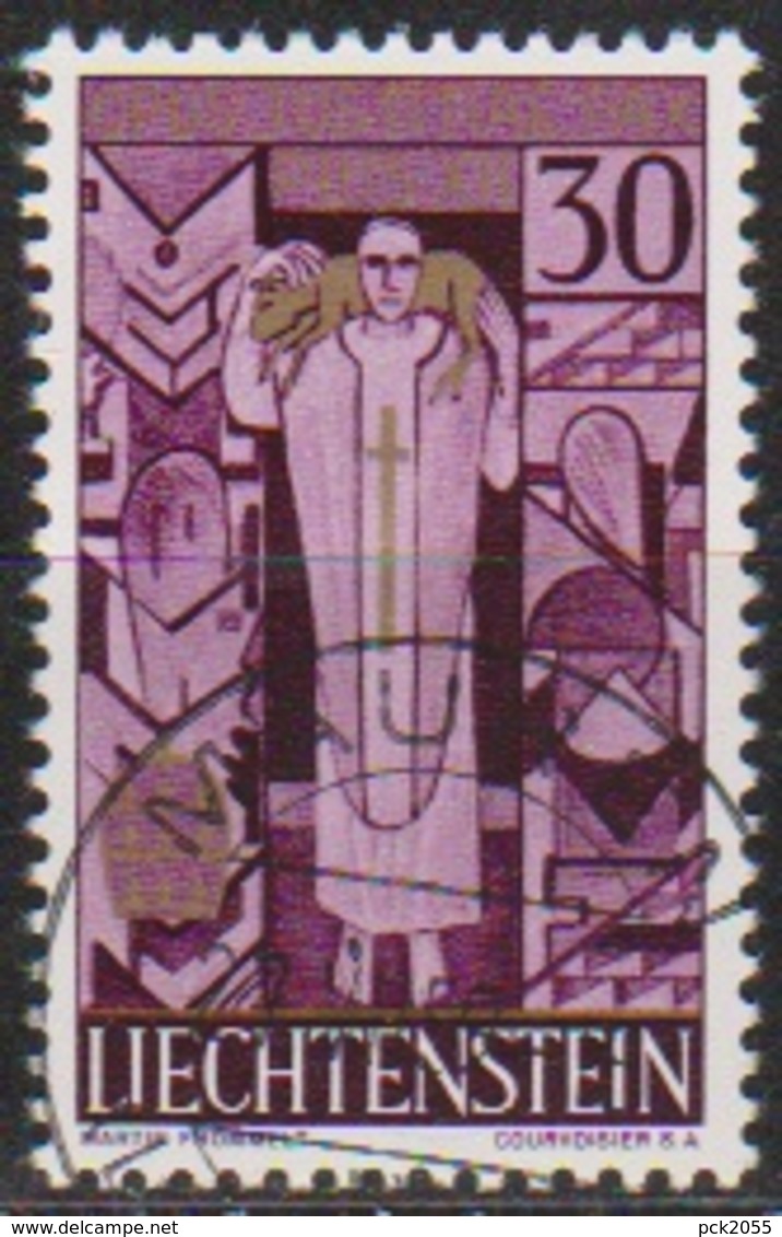 Lichtenstein 1959 MiNr.380  O Gest. Tod Von Papst Pius XII ( 8125 ) Günstige Versandkosten - Used Stamps