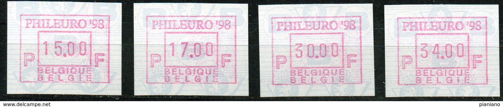 PIA - BEL - 1998 - "Phileuro '98" - Esposizione Filatelica A Bruxelles - (Yv 45) - 1980-99