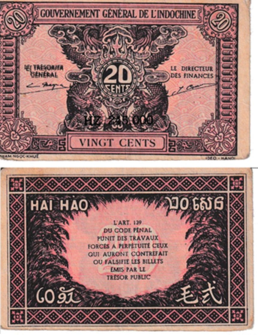 Indochine 20 Cents - Indochina