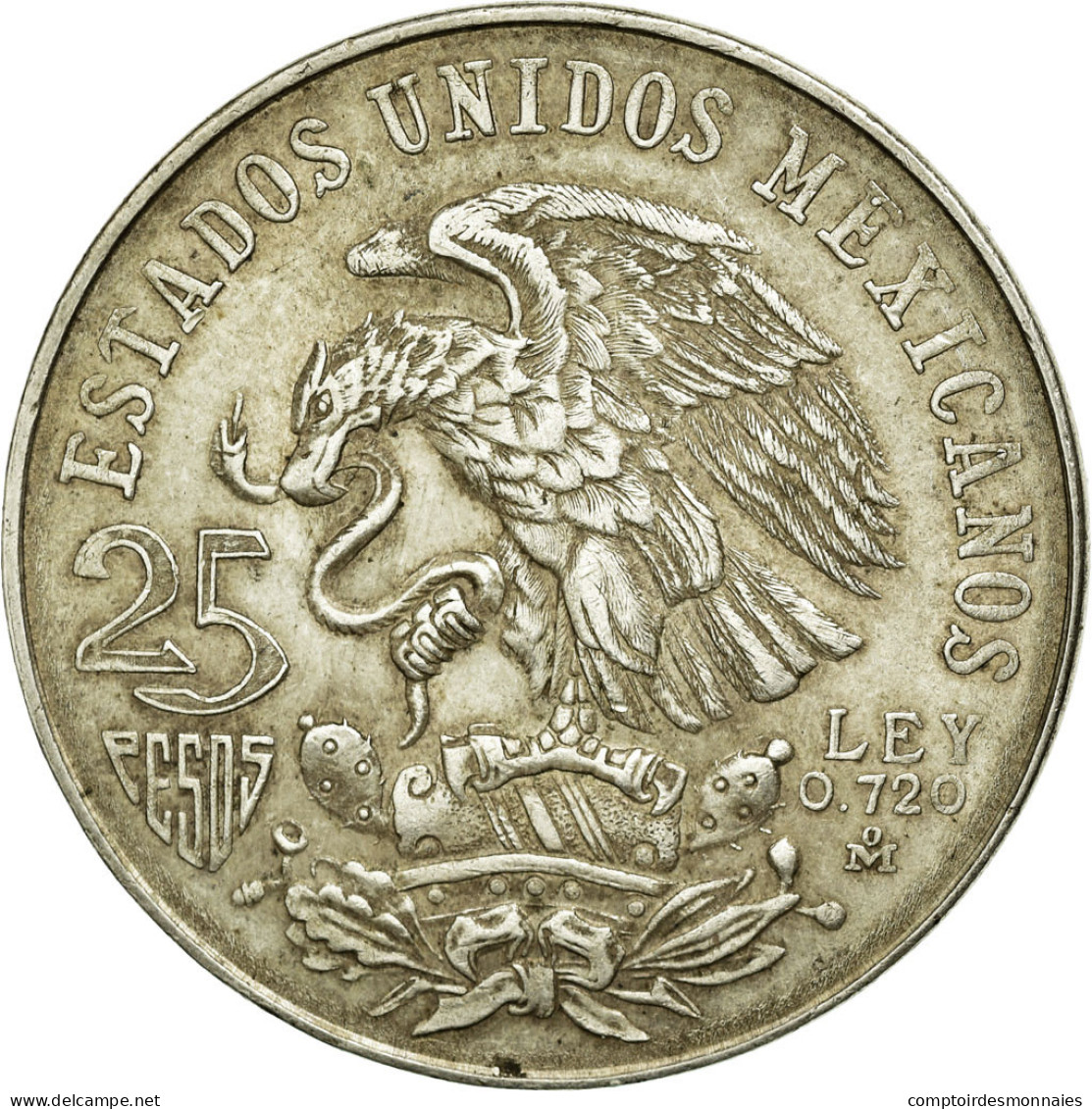 Monnaie, Mexique, 25 Pesos, 1968, Mexico City, TTB, Argent, KM:479.1 - Messico