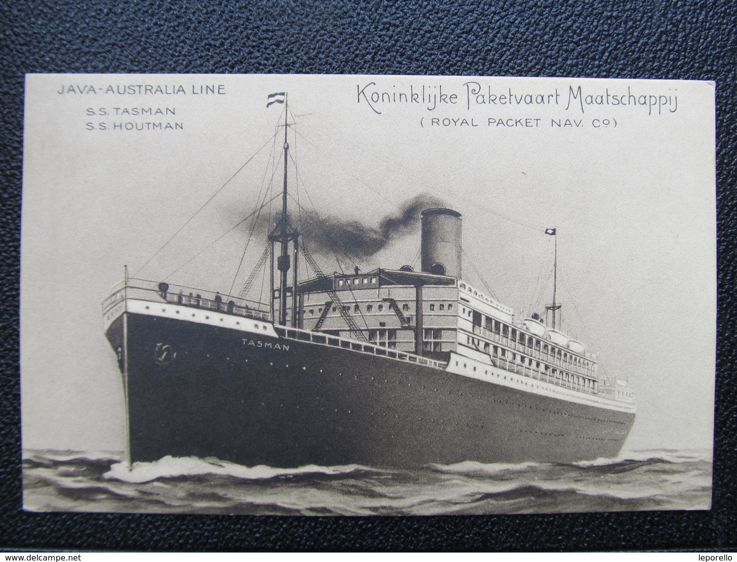 AK Indonesia Java Java - Australia Line Ship S.S.Tasman  Ca.1910 ////  D*36134 - Indonesien