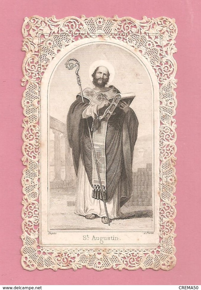 CANIVET - SAINT AUGUSTIN - GRAVURE - Devotion Images