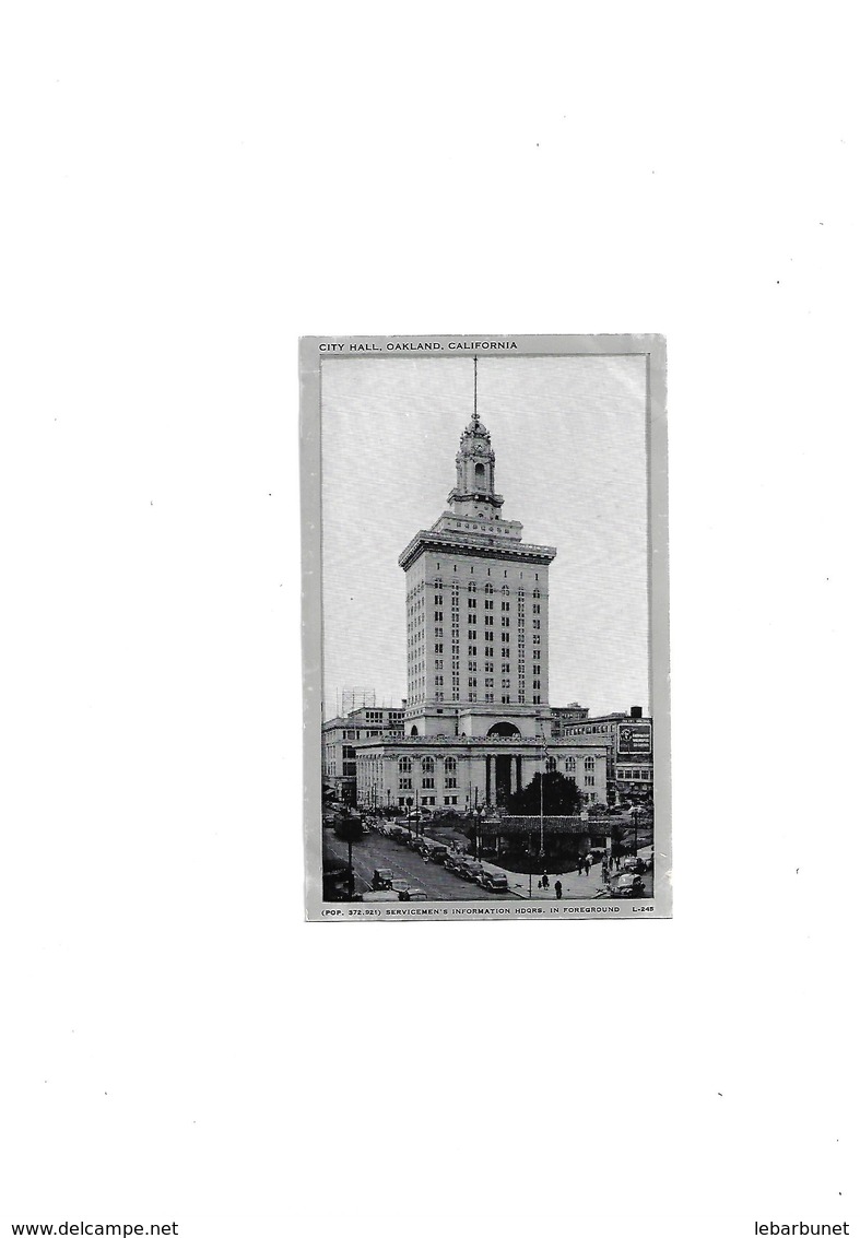 Carte Postale (U.S.A.) Okland  City Hall - Oakland