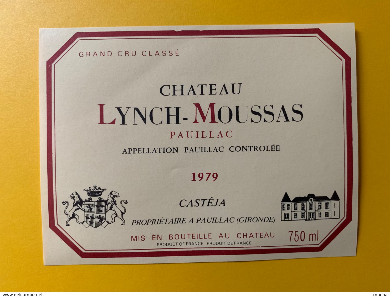 3991 - Château Lynch-Moussas 1979 Pauillac - Bordeaux