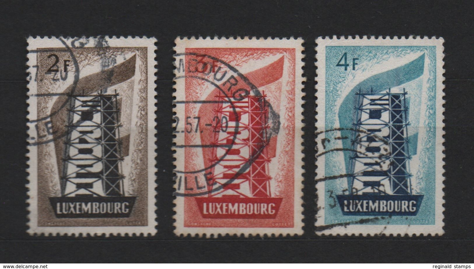Luxembourg 1956 Europa, Used Mi 555/557 (Ref: 1419) - Used Stamps
